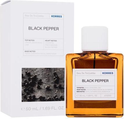Actual product image Korres Black Pepper Eau de Toilette (Eau de toilette, 50 ml)