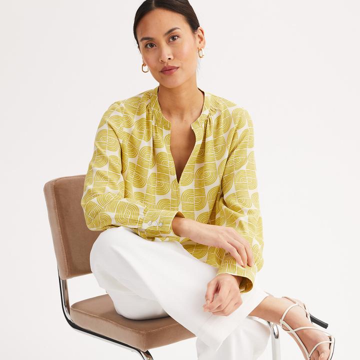 Immagine prodotto Anne Weyburn Bluse mit tunesischem Kragen (M)