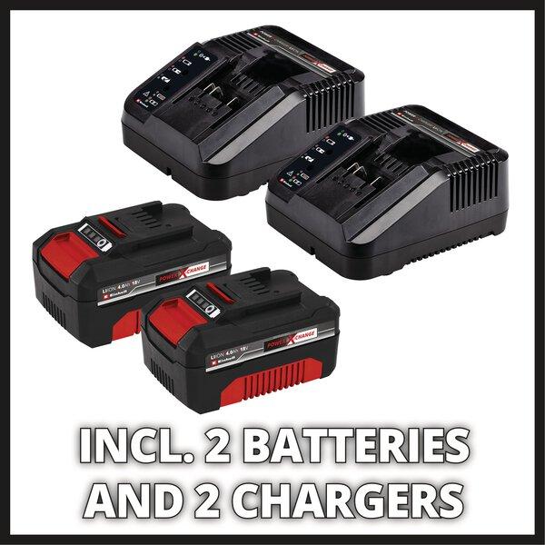 Actual product image Einhell GP-CM 36/41 Li (2x4,0Ah) Akku-Rasenmäher (Rechargeable battery operated)