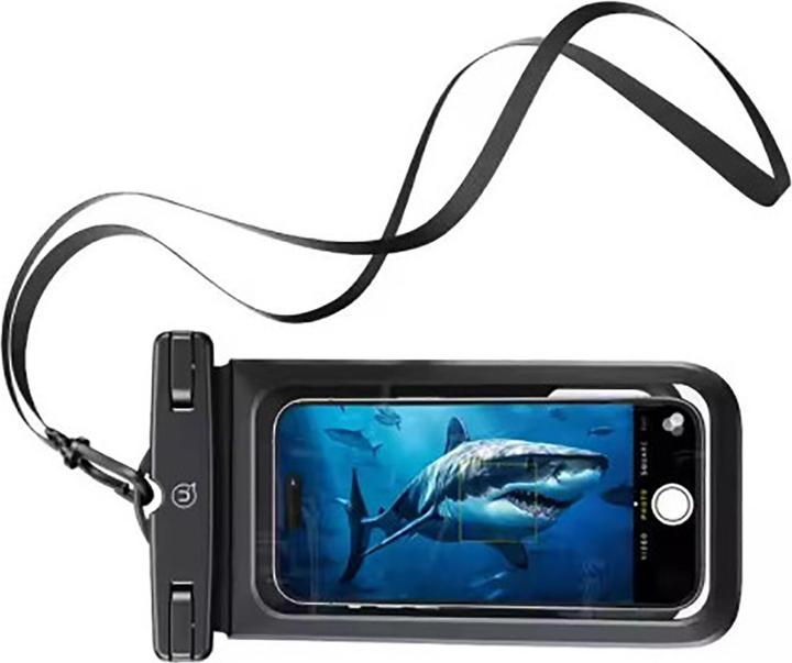 Actual product image Usams Case wodoodporne podwójne 6.7" IP68 czarny/black FSD1401 (YD014)