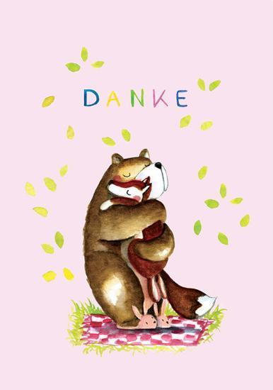 Produktbild Nobis design Postkarte Dankebär