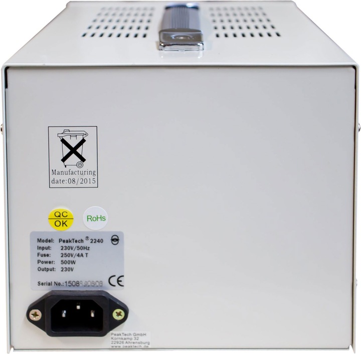 Image du produit Peaktech P 2240 Transformateur d'isolement