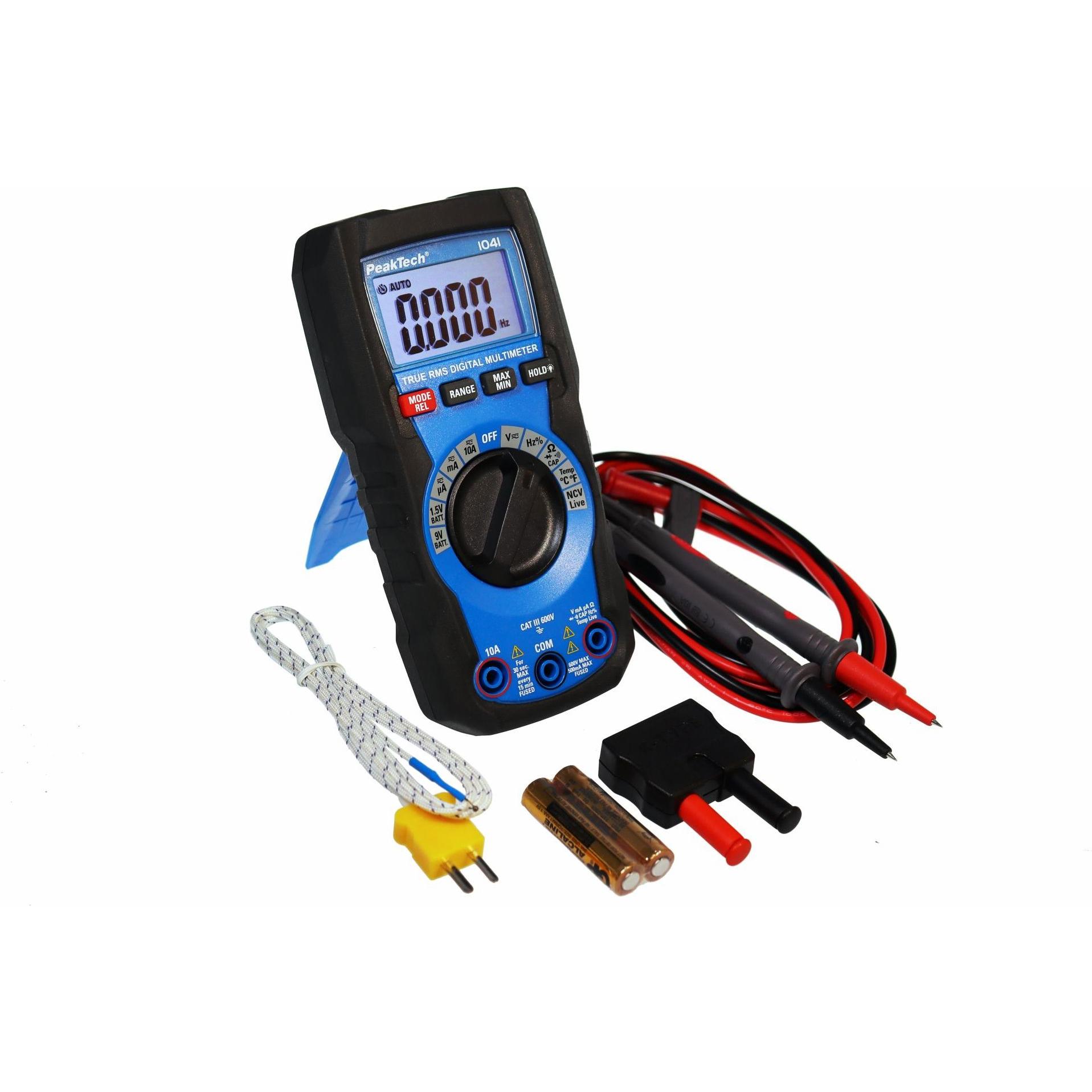 Thumbnail - Peaktech, Multimeter, P 1041 TrueRMS Digital Multimeter (CAT III 600V, CAT IV 300V)
