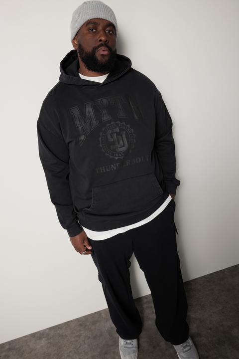 Actual product image Sthuge hoodie, oversize, hood, vintage, look, chest print, up to 8 XL (L)