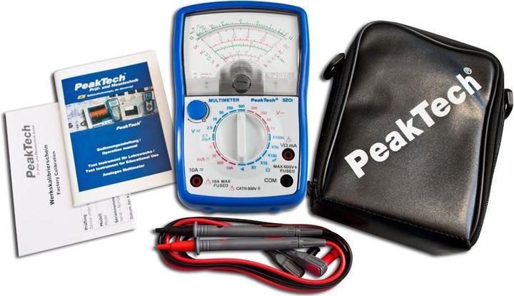 Image du produit Peaktech P 3201 Multimètre analogique (CAT III 600V)