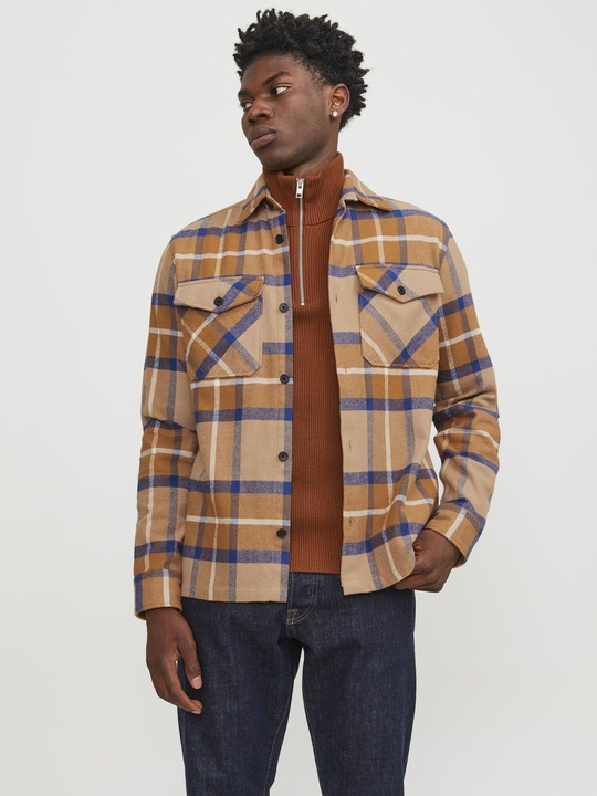 Produktbild Jack & Jones Kariertes Overshirt (S)