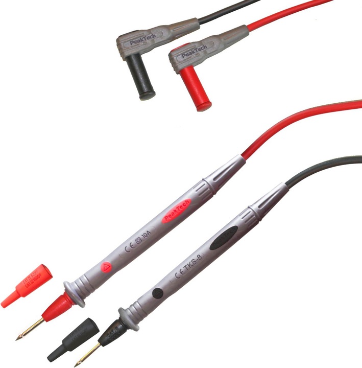 Actual product image Peaktech TKS-8 test leads