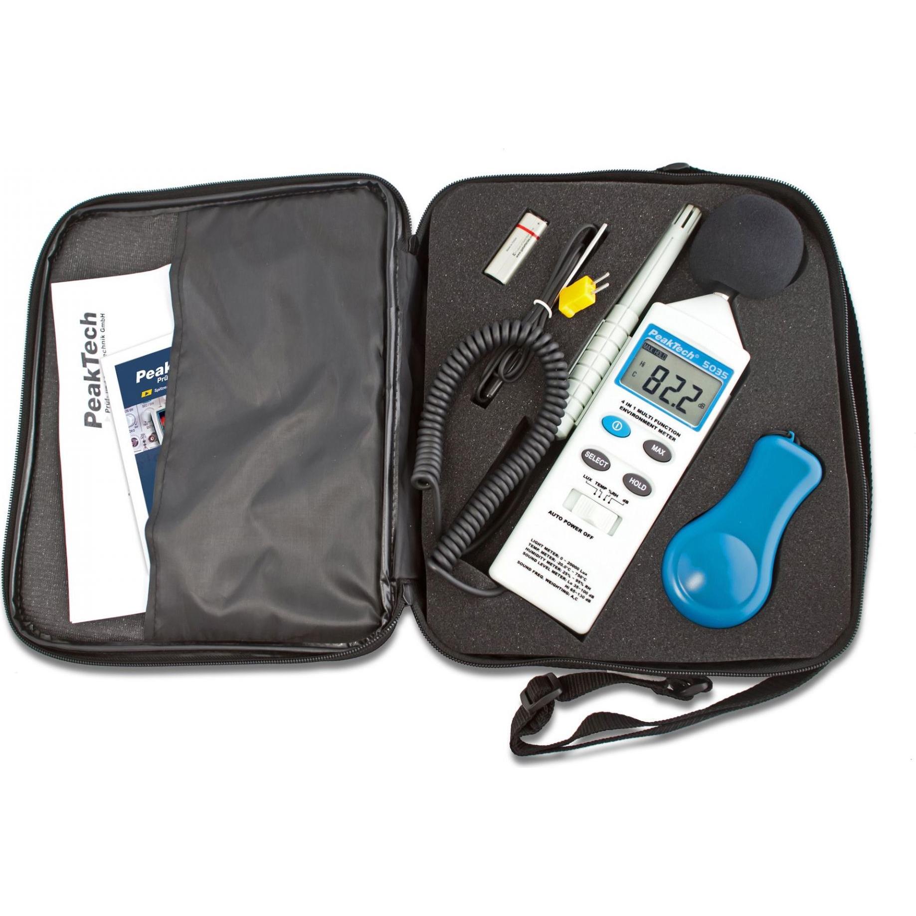 Thumbnail - Peaktech, Detektor, P 5035 Multifunktions-Umweltmessgerät