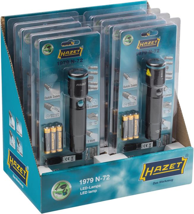 Actual product image HAZET LED torch, small version 1979N-72 (13.50 cm, 200 lm)