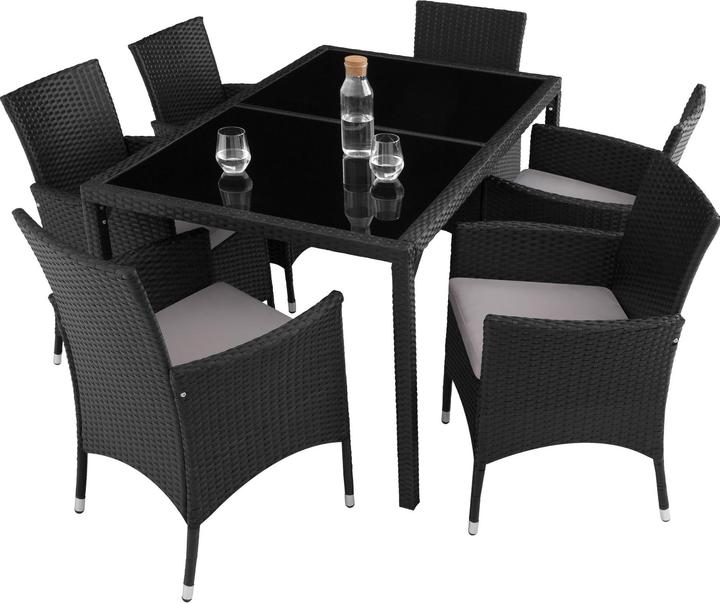 Produktbild tectake Rattan Sitzgruppe Porto