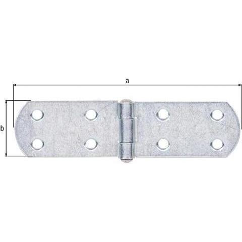 Thumbnail - Alberts, Baubeschläge + Holzverbinder, Französisches Kistenband 140 x 35 mm galv. verzinkt, dickschichtpassiviert (Kiste...