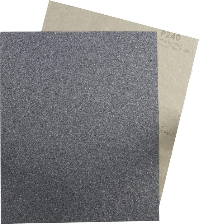 Produktbild RS PRO Schleifpapier P240 (Fein), Siliziumkarbid, 25 Stück (P240)