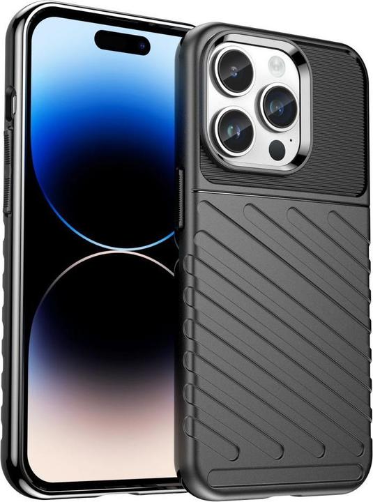 Immagine prodotto Hurtel Custodia blindata Thunder Case per iPhone 14 Pro Max nera (Apple iPhone 14 Pro Max)