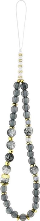 Produktbild Guess IML Flowers Strap MagSafe Case für Apple iPhone 17 Pro Max - black (Apple iPhone 17 Pro Max)