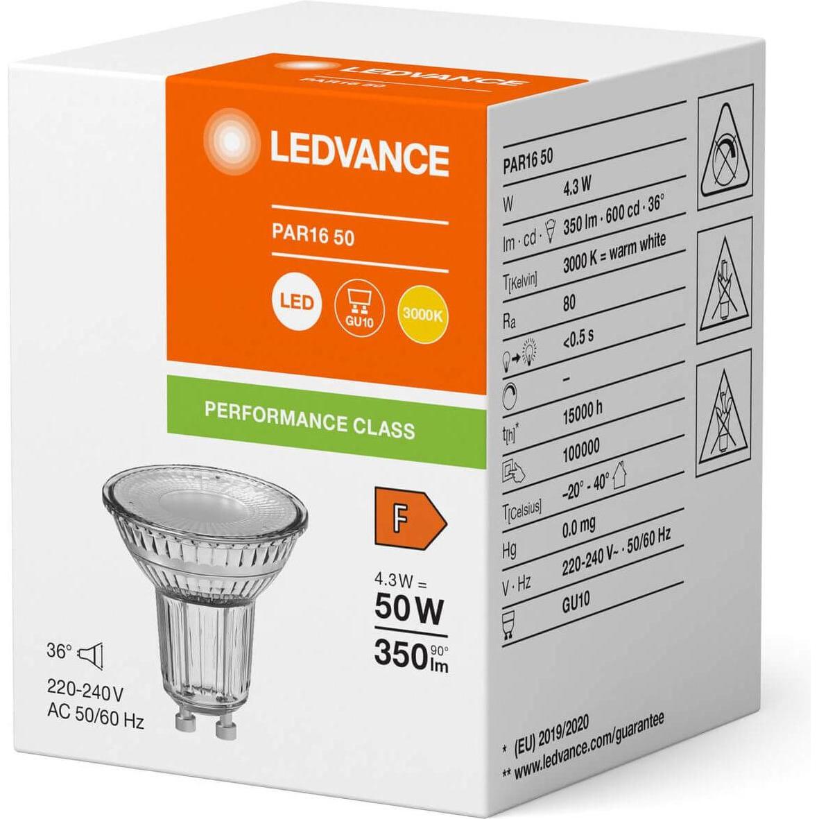 Thumbnail - Ledvance, Leuchtmittel, LED PAR165036 4 (PAR16, 4.30 W, 350 lm, 1 x, F)