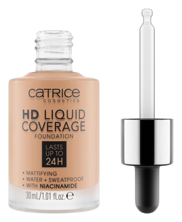 Actual product image Catrice HD Liquid Coverage Foundation (040 Warm beige)
