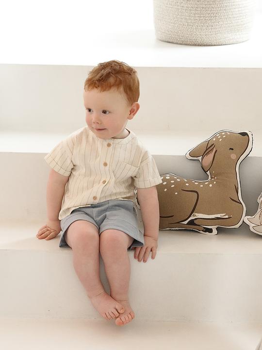 Immagine prodotto Vertbaudet Baby-Set: Hemd in Leinenoptik & Shorts (62)