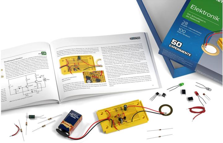 Actual product image Franzis Learning package electronics
