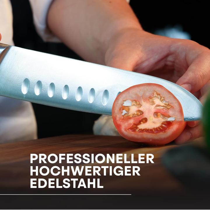 Produktbild Masterchef Professionelles 15-teiliges Messerset mit Messerblock und Schärfer
