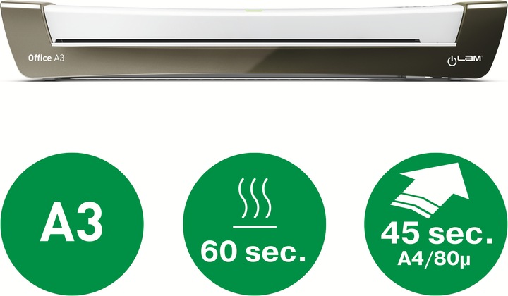 Actual product image Leitz iLAM Office (80 - 125 µm, A3)
