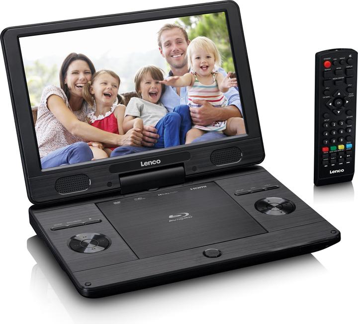 Lenco BRP-1150BK Portable Blu-ray - DVD Player (Portable Blu-ray player, Portable DVD player)