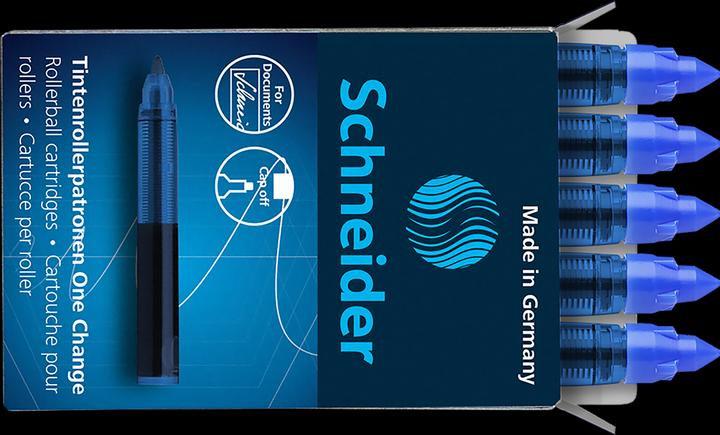 Produktbild Schneider Rollerpatrone (Tintenfass, Blau, 0.60 mm)