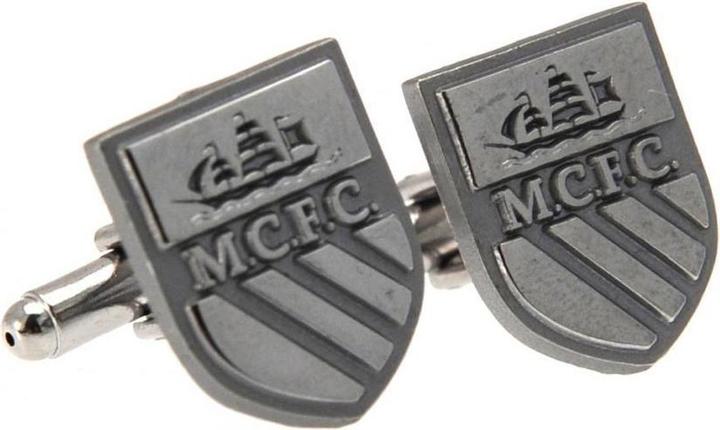 Produktbild Manchester City FC Chrome Manschettenknöpfe (100% Metall)