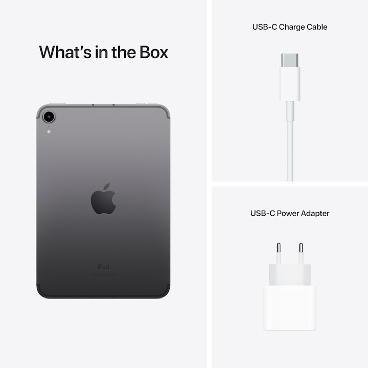 Productafbeelding Apple iPad mini 2021 (6e generatie) (5G, 8.30", 256 GB, Ruimte grijs)