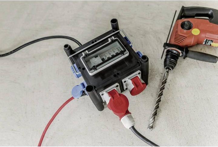 Actual product image Brennenstuhl Rubber power distributor (7x, CEE 7/3)