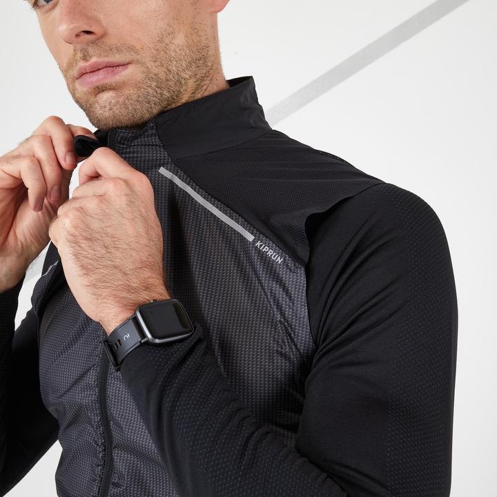 Image du produit Kiprun Gilet de course Light homme noir (XS)