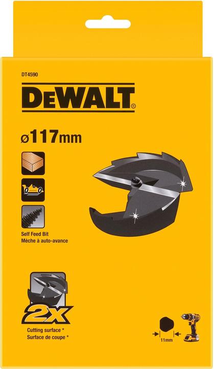 Actual product image DeWalt Rapid wood / Forstner bit, 117 mm (117 mm)