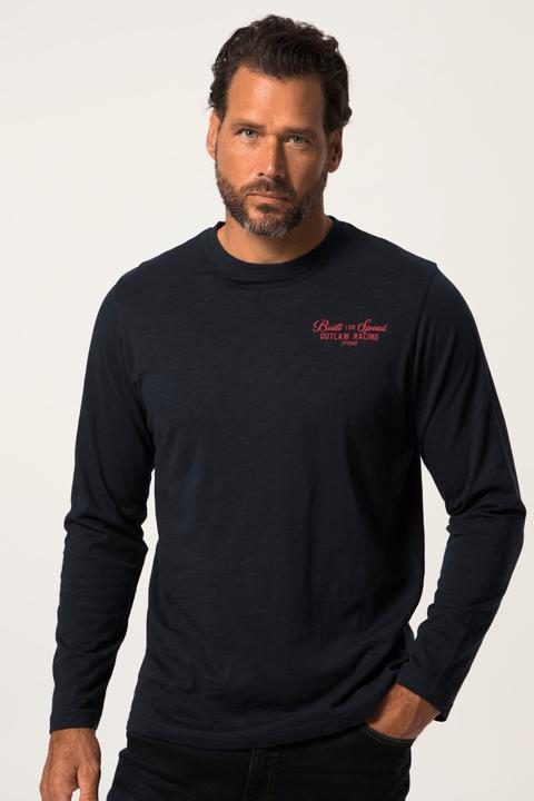 Actual product image JP1880 Long-sleeve top, round neck, prints, up to 8 XL (7XL)