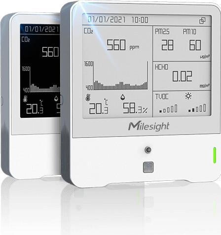 Actual product image Milesight CO2 Air Quality Monitor