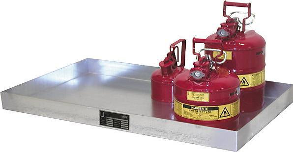 Actual product image eurokraft pro Stainless steel small container sump, with certification, 60 l, LxWxH 1850 x 600
