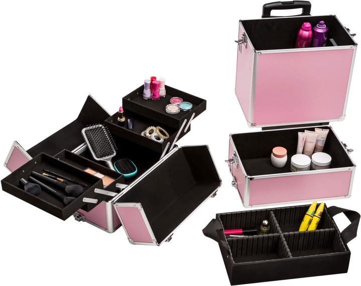 Produktbild tectake Kosmetiktrolley mit 3 Etagen