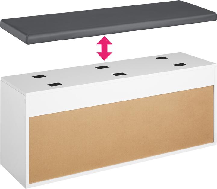 Actual product image tectake Madeline (104 x 30 x 49 cm)