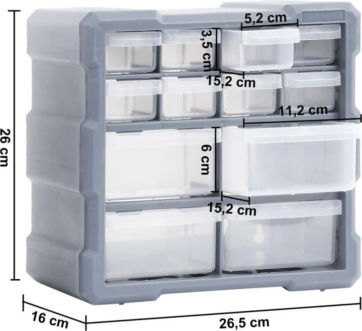 Actual product image vidaXL Multi-Schubladen-Organizer