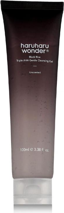 Actual product image Haruharu Wonder Black Rice Triple AHA Gentle Cleansing Gel 100ml - Hydrating (Cleansing gel, 100 ml)