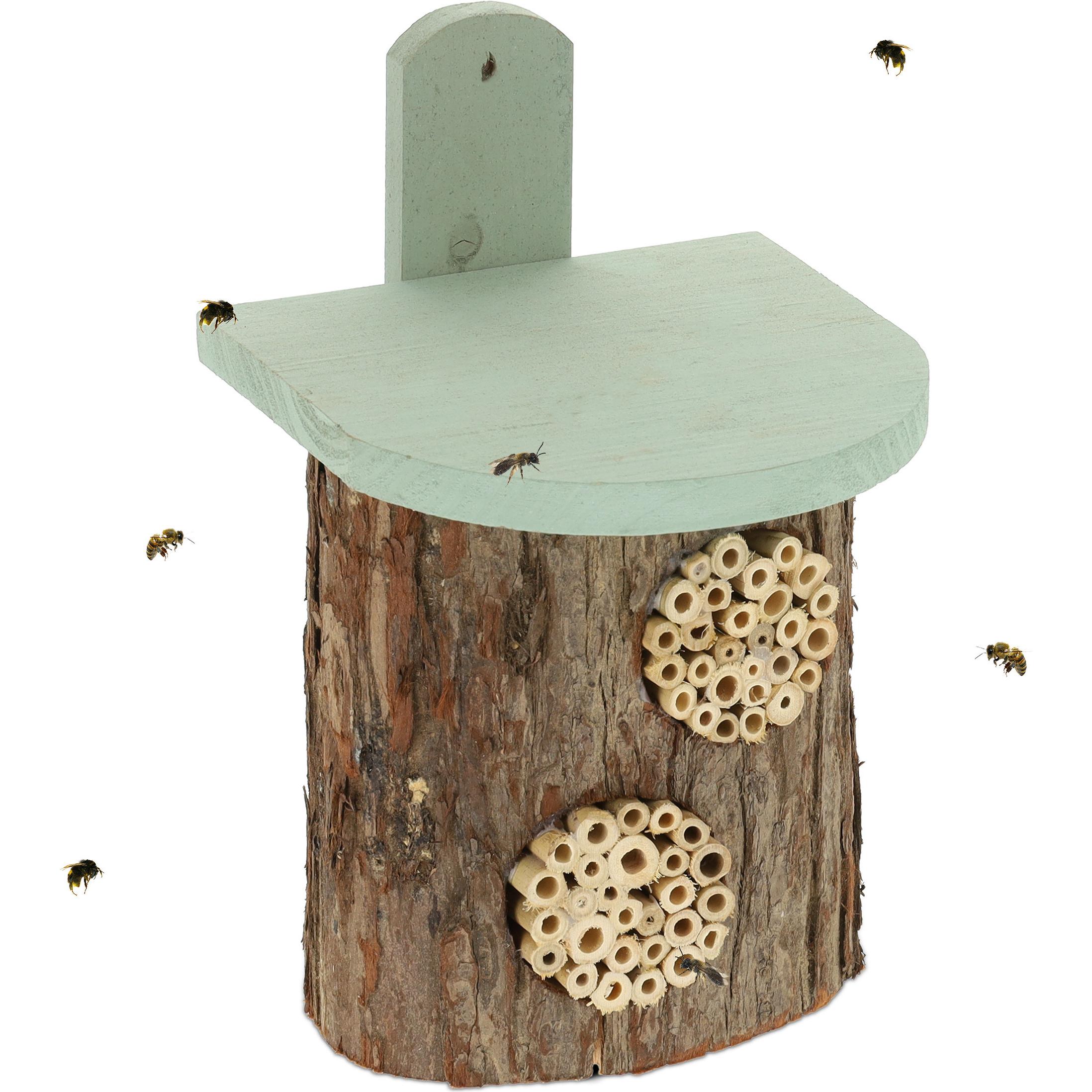 Relaxdays, Insektenhotel, Insektenhotel (Wildbienen, Grabwespen, Biene)