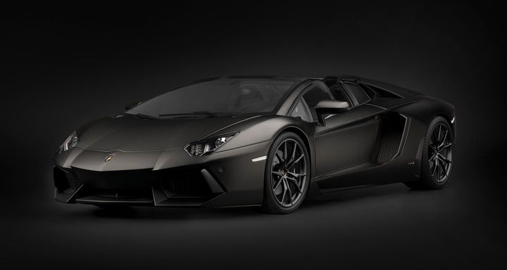 Produktbild Pocher Lamborghini Aventador LP700-4 Roadster Nero Nemesis