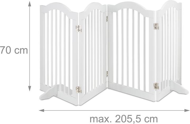 Produktbild Relaxdays Absperrgitter (205.50 cm)