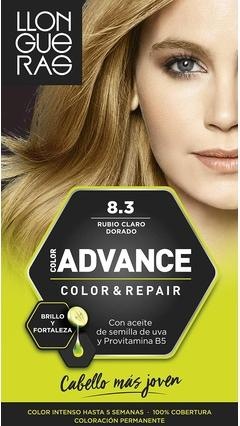 Actual product image Llongueras COLOR ADVANCE #8.3-rubio claro dorado (8.3)