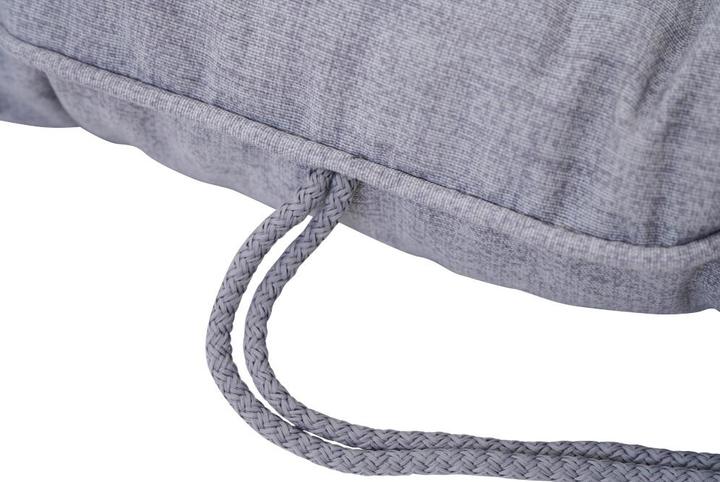 Productafbeelding Siena Garden ASKELLA universeel kussen ca. 88x42x6cm Hoes van 70% katoen/30% polyester in grijs