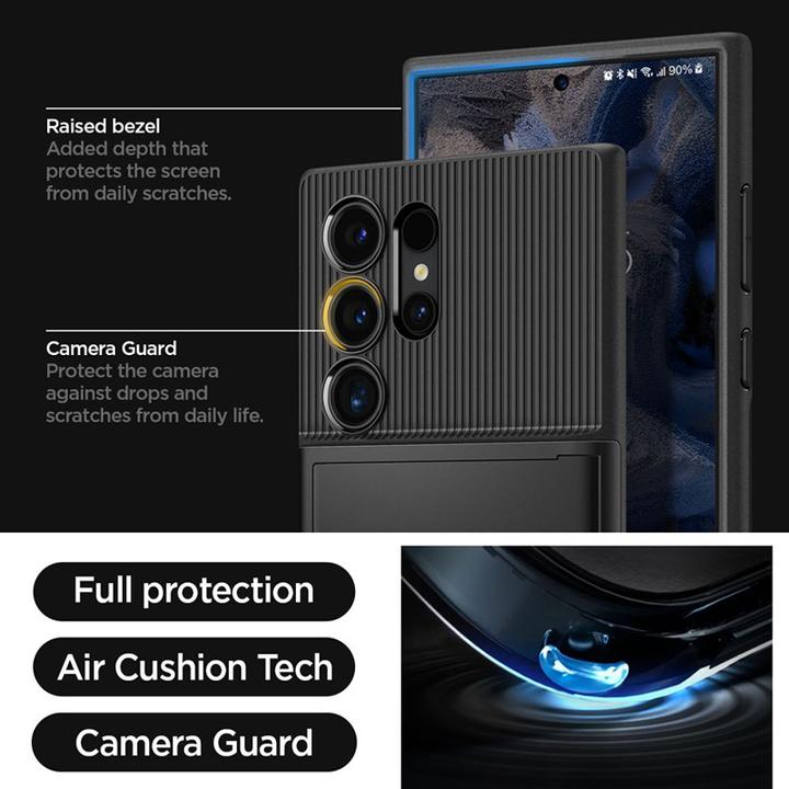 Image du produit Spigen Slim Armor CS S928 czarny/black ACS07306 (Samsung Galaxy S24 Ultra)