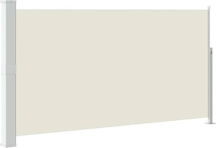 Cremefarbener Stoff + grauer Stahlabdeckung