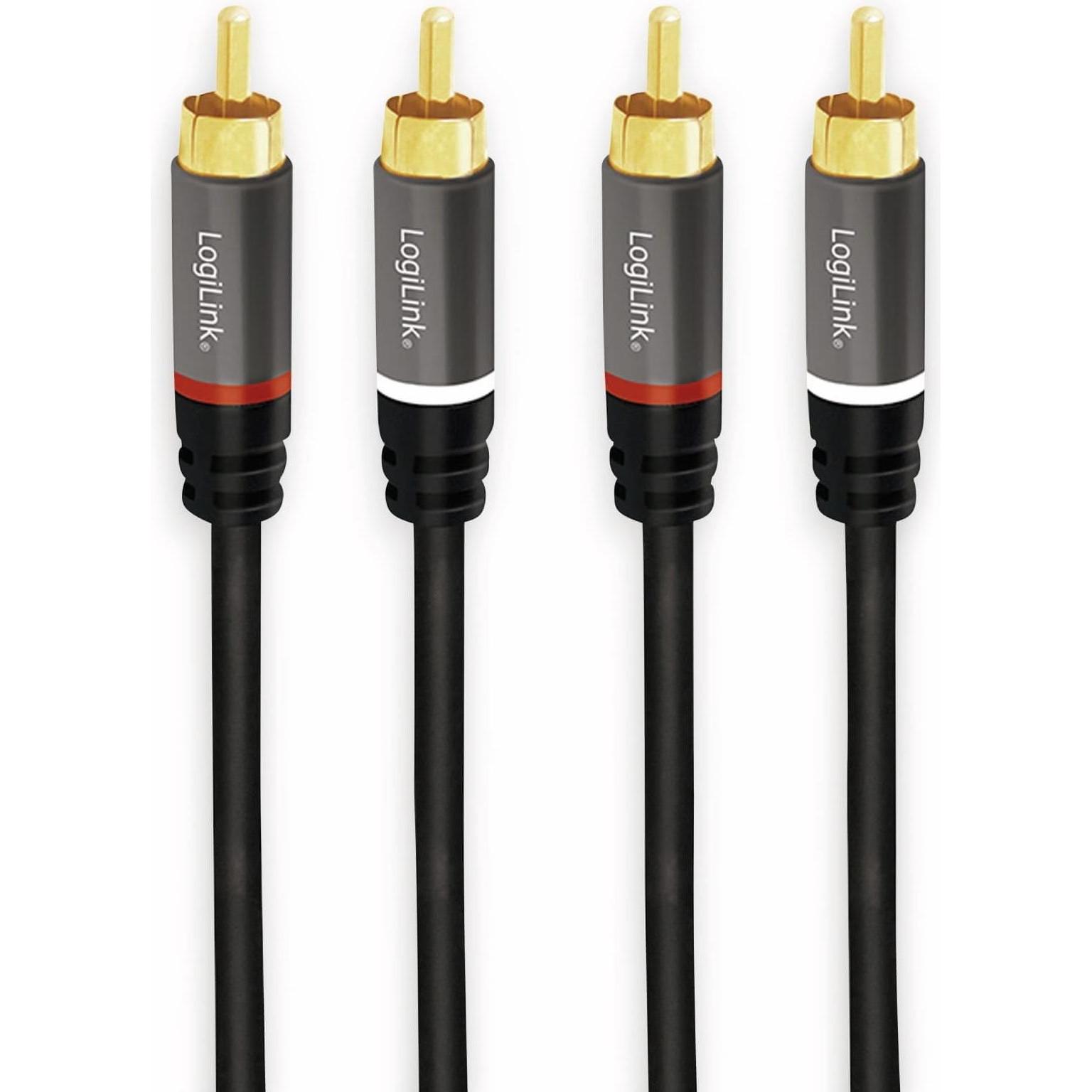 Thumbnail - LogiLink CA Cinch (2 m, Cinch), Audio Kabel