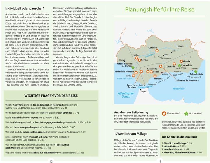 Actual product image Reise-Handbuch Reiseführer Andalusien (German, Oliver Breda, Susanne Lipps, 2023)