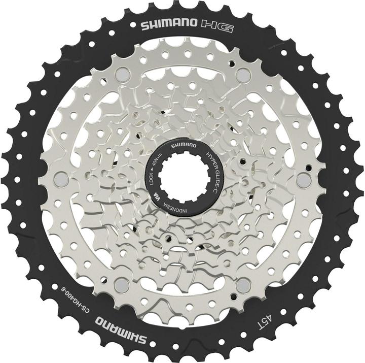 Actual product image Shimano Alivio CS-HG400 8-speed cassette (8-speed, 11-45)