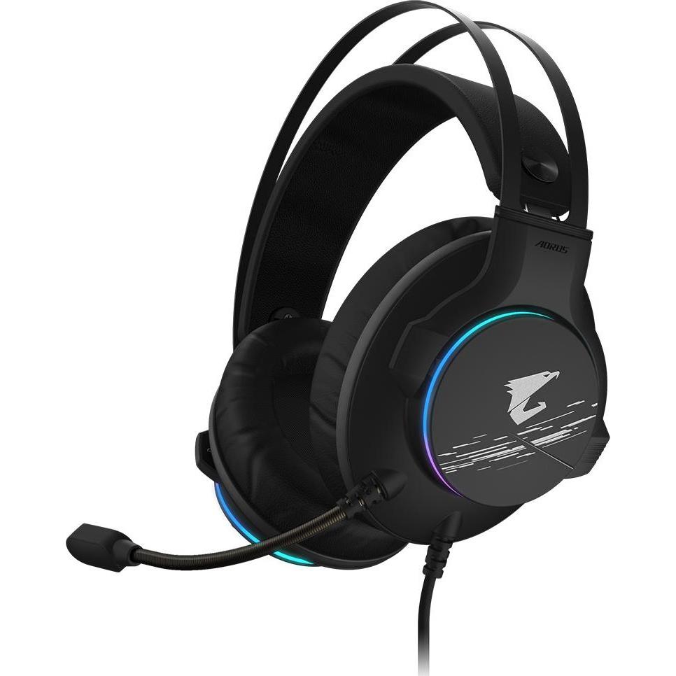 Gigabyte Aorus H1 (Kabelgebunden), Gaming Headset, Schwarz