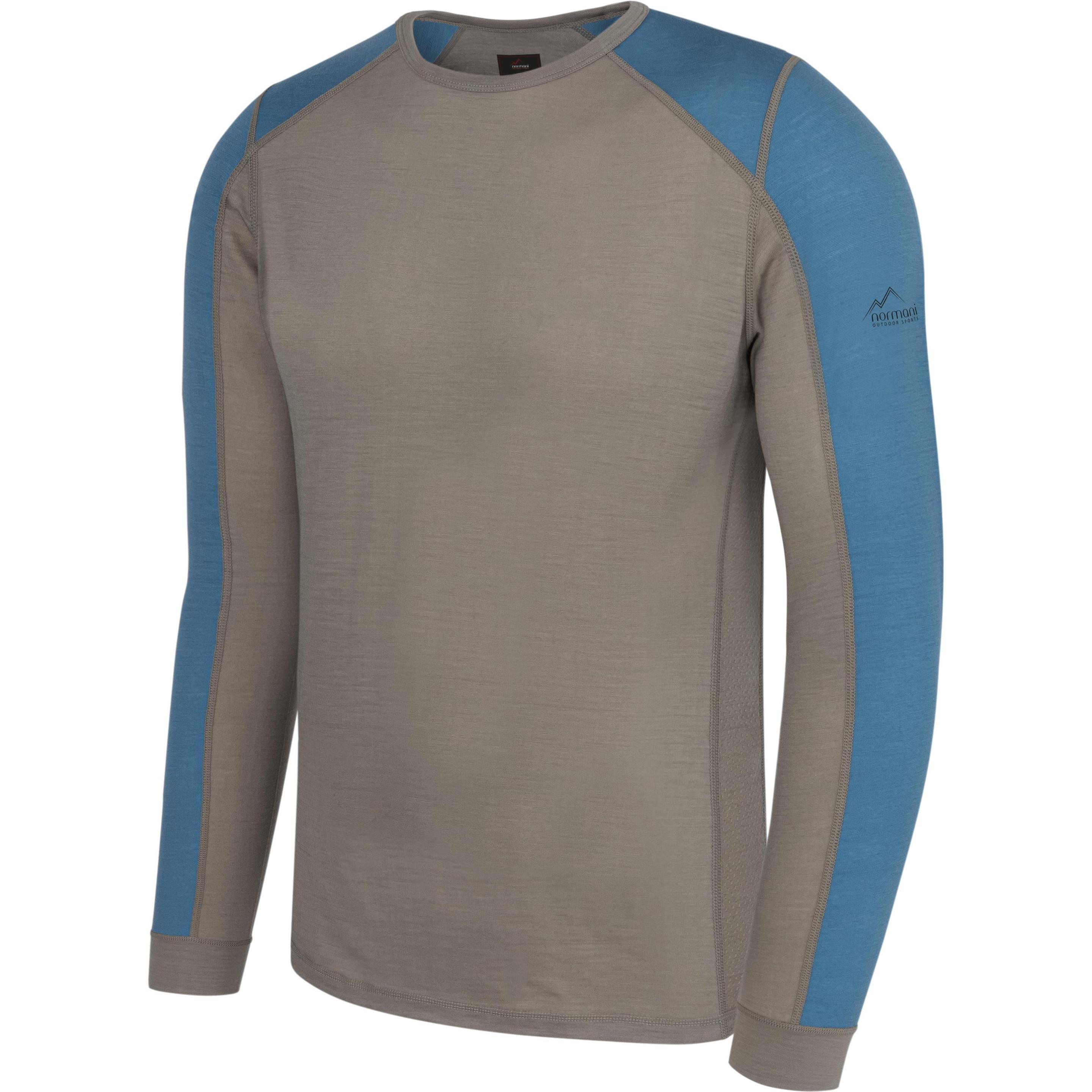 Thumbnail - Normani, Herren, Funktionsshirt, Herren Merino Langarm „Devonport“ - 9183 (S), Grün, S